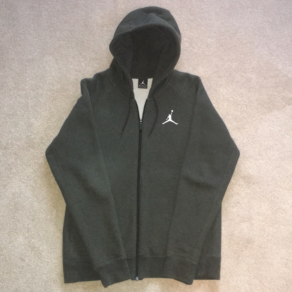 Men’s Medium Jordan Zip hoodie Olive Green